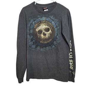 Harley Davidson St Paul Minnesota Biker Built Riders for Riders Tee Size Medium